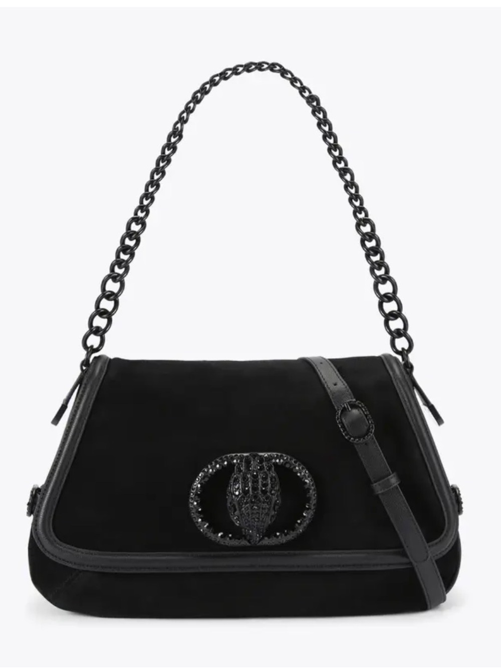 Kurt Geiger Large Chelsea Soft Saddle Bag $458 - Picture 3 of 15